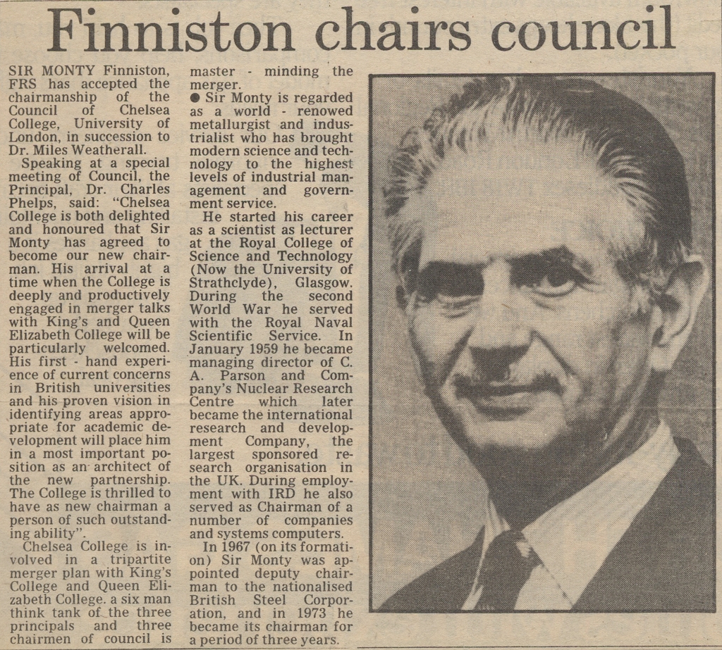 19830610 CHELSEA COLLEGE SIR MONTY FINNISTON FRS CN.jpg